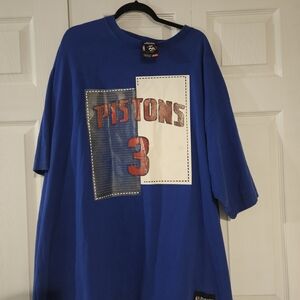 Vintage UNK NBA Licenced Apperal Detroit Pistons Ben Wallace #3 Shirt 3XL